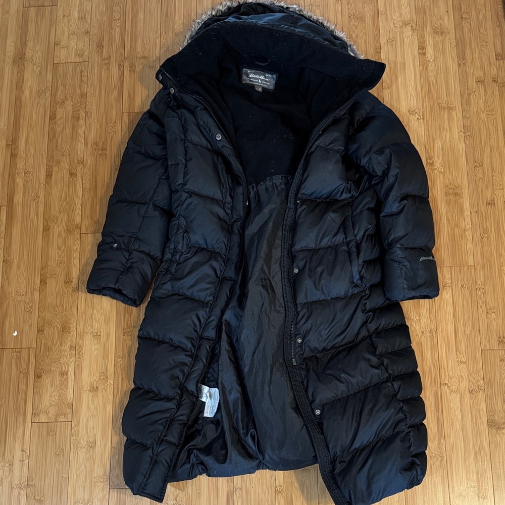 Eddie Bauer long down parka